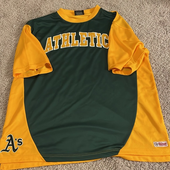 Stitches Genuine Merchandise Oakland Athletics MLB Shirt - Picture 3 of 5